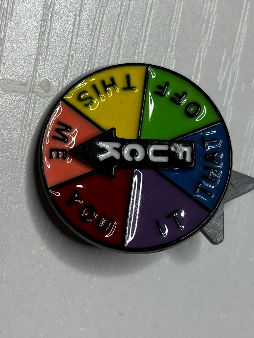 F*** _____ Wheel Enamel Pin